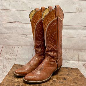 Tony Lama Black Label Tall Stitched Cowboy Boots